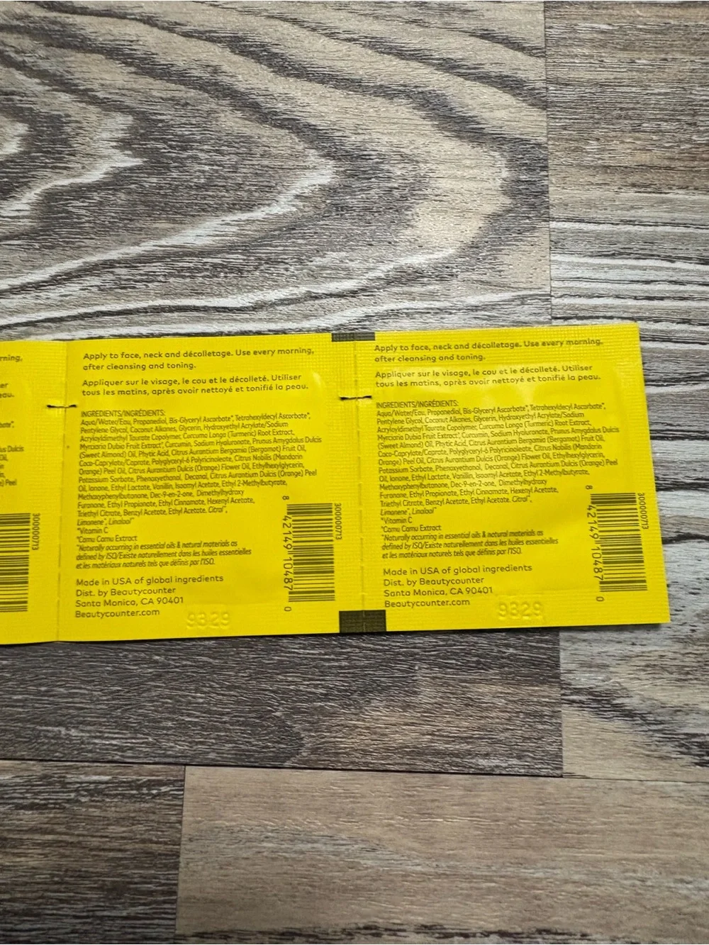 BeautyCounter All Bright C Serum & Countermatch Set Samples NIP